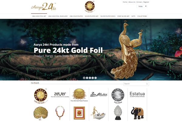 Jewellery website desining in Mumbai India